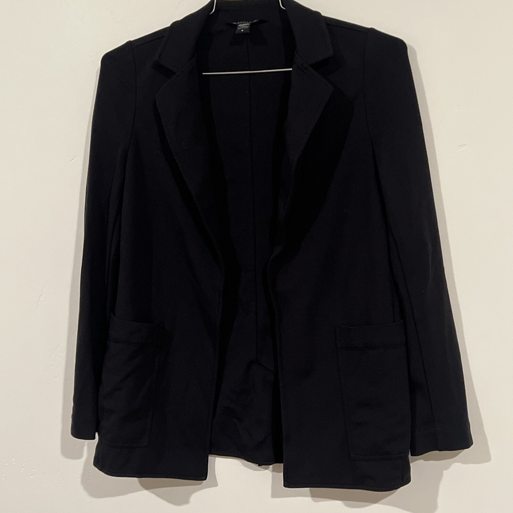 Athleta Black Cosmic Blazer Jacket Nylon/lycra Blend Womens Size 0 Stretch